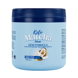 keto matcha blue